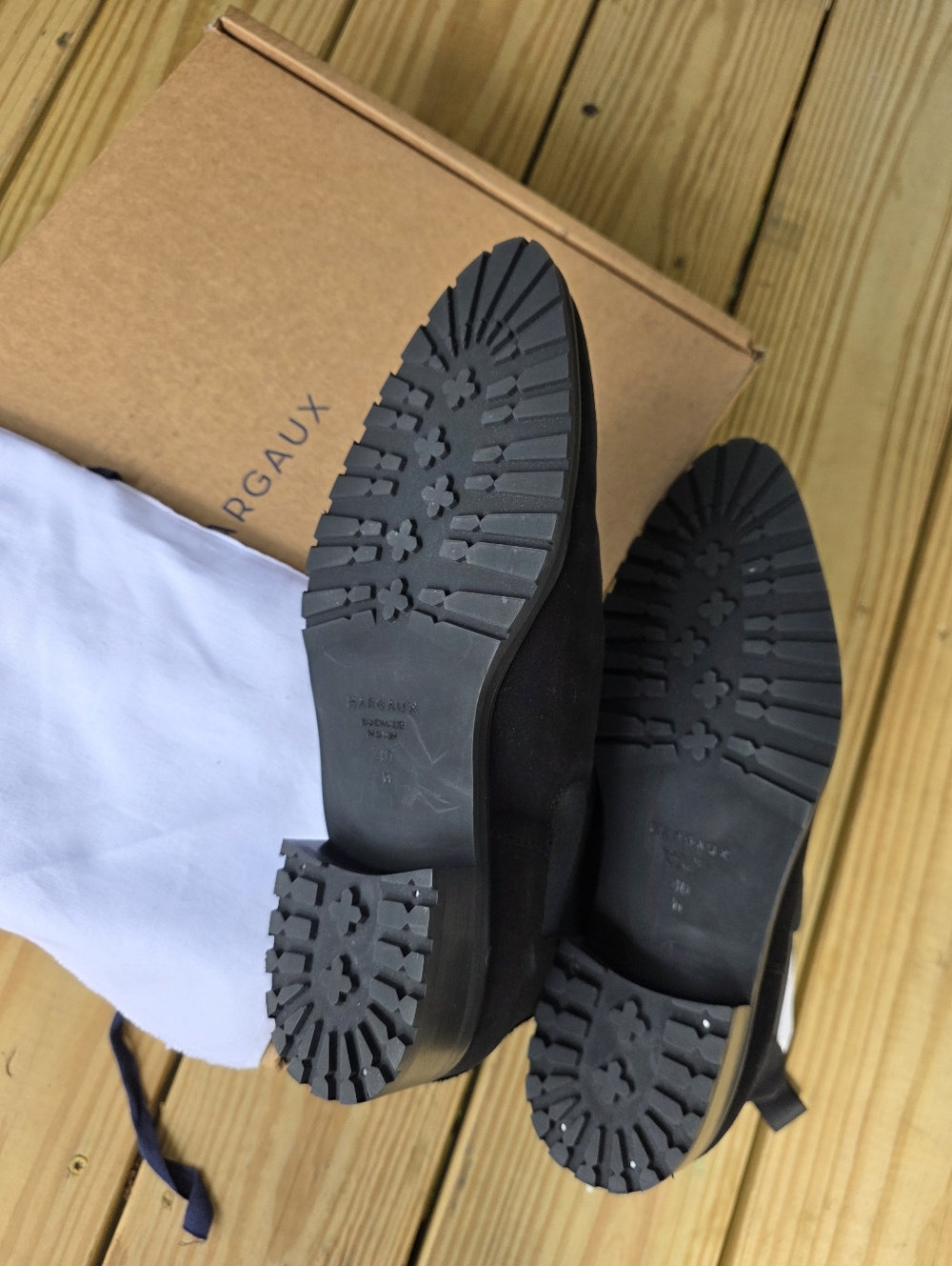 Margaux Chelsea Boots Size 40W- Black Suede - Picture 3 of 4